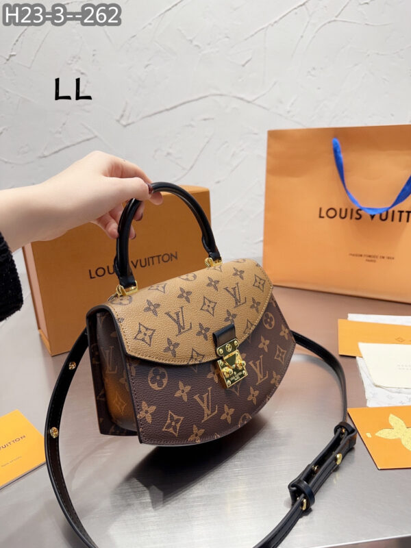 LOUIS VUITTON TILSITT BAG BROWN 23CM M46548 - Image 2