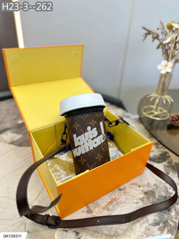 LOUIS VUITTON COFFEE CUP BROWN 20CM M80812 - Image 7