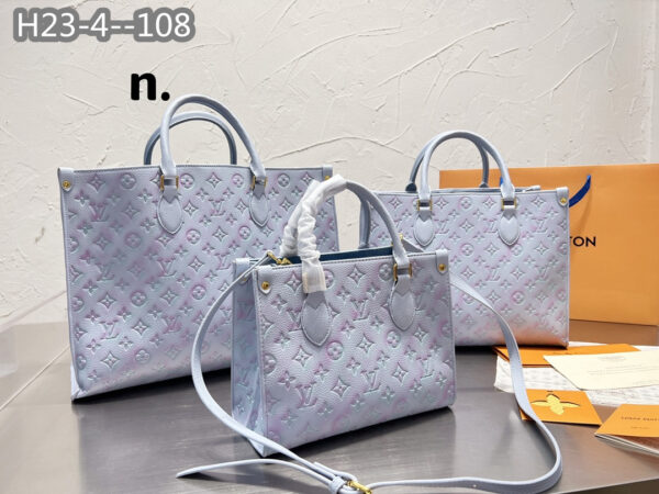 LOUIS VUITTON MM ONTHEGO LIGHT BLUE 35CM - Image 2
