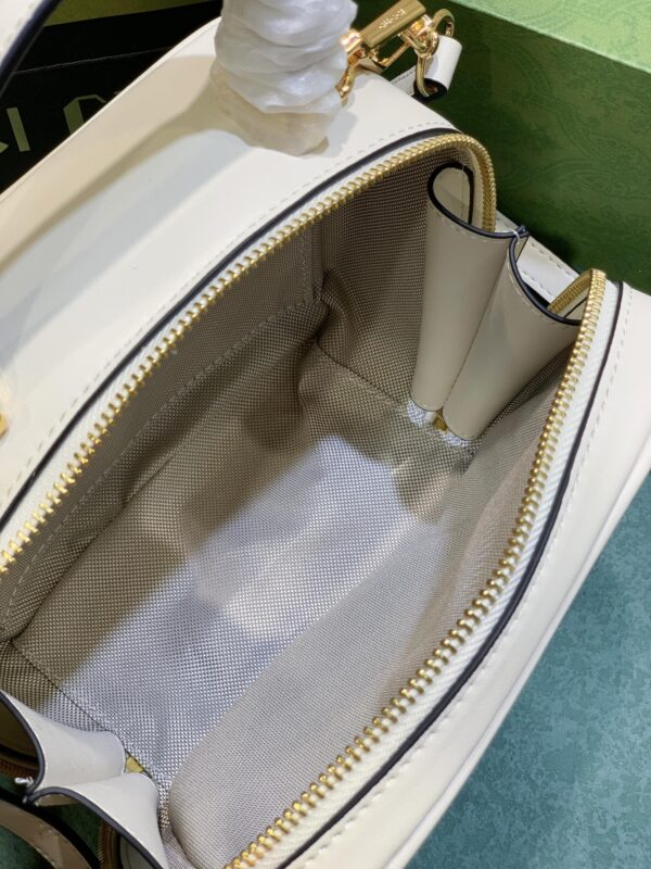 GUCCI BLONDIE TOP HANDLE BAG WHITE 20CM 744434 1IV0G 9022 - Image 2