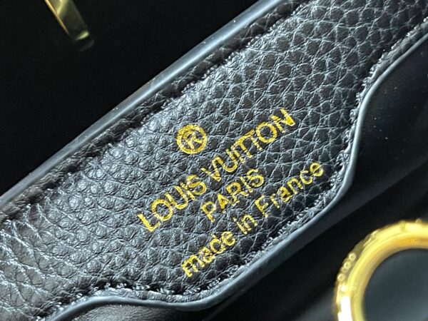 LOUIS VUITTON CAPUCINES BB BLACK 27CM M20716 - Image 2