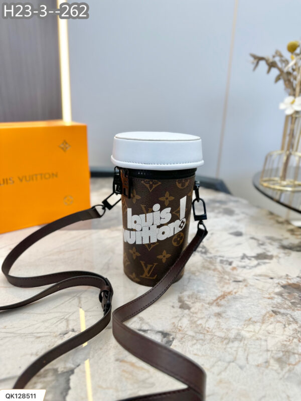 LOUIS VUITTON COFFEE CUP BROWN 20CM M80812 - Image 8