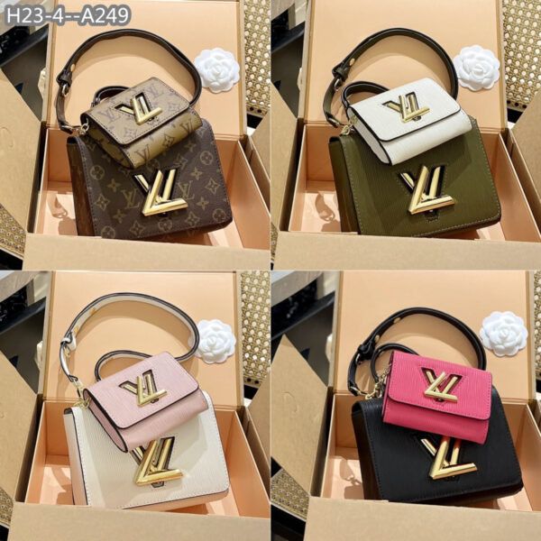 LOUIS VUITTON TWIST PM 19CM BLACK AND PINK M59885 - Image 3