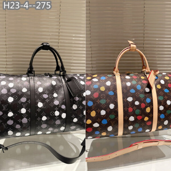 LOUIS VUITTON X YK BANDOULIÈRE KEEPALL 50 BROWN M46377 - Image 3