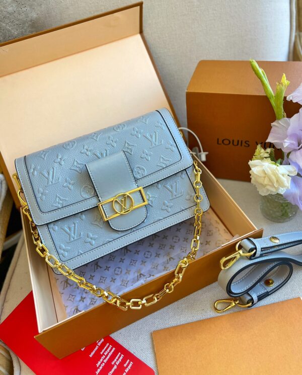 LOUIS VUITTON DAUPHINE 25CM LIGHT BLUE M45959 - Image 3