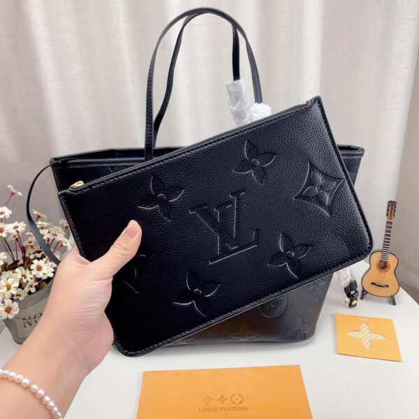 LOUIS VUITTON NEVERFULL FULL BLACK MM 32CM M45685 - Image 3