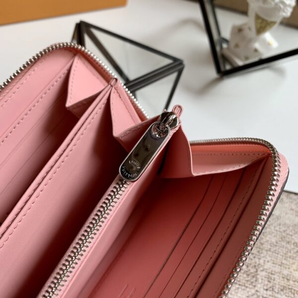 LOUIS VUITTON LONG ZIPPY WALLET PINK 19CM M81426 - Image 4