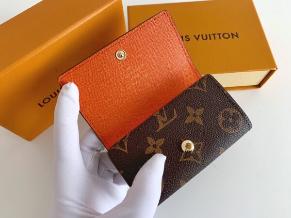 LOUIS VUITTON 6 KEY HOLDER BROWN AND ORANGE 10CM M62630 - Image 6
