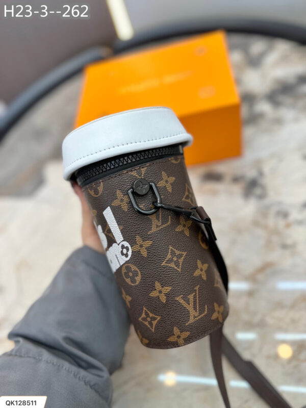 LOUIS VUITTON COFFEE CUP BROWN 20CM M80812 - Image 2