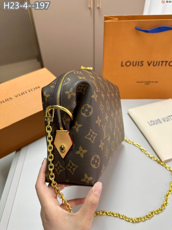 LOUIS VUITTON COSMETIC POUCH GM BROWN 27CM M46458 - Image 8