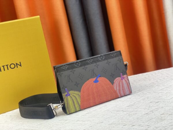 LOUIS VUITTON X YK GASTON MULTICOLOR PUMPKIN PATTERN 22CM M81972 - Image 8