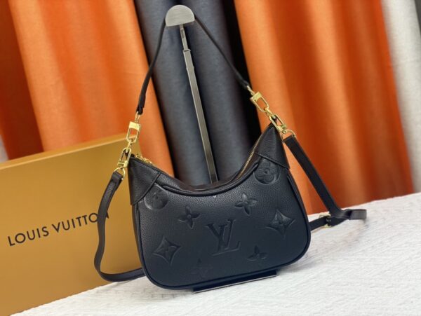 LOUIS VUITTON BAGATELLE 22CM FULL BLACK M46002 - Image 9