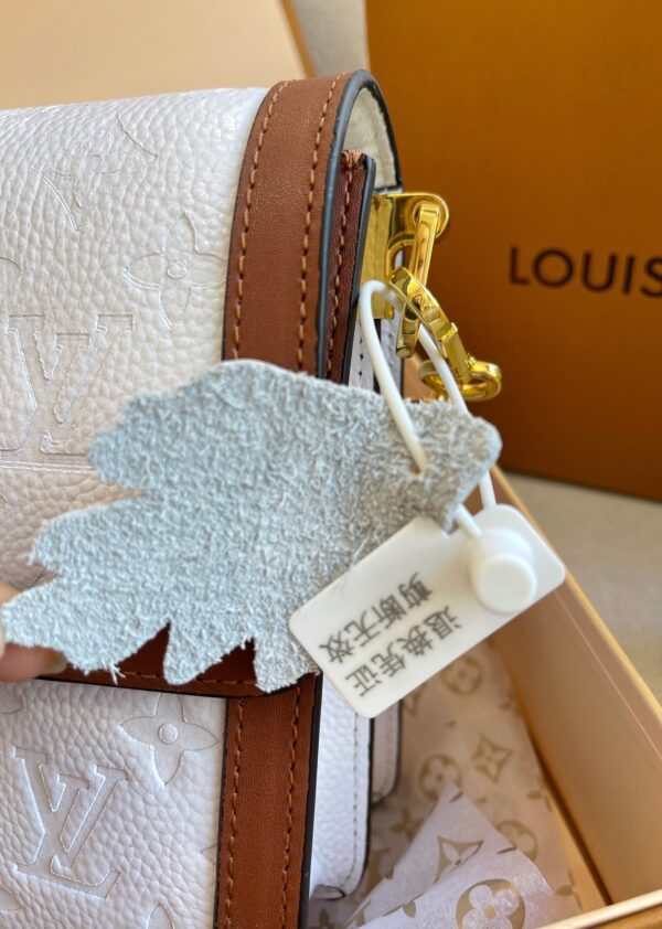 LOUIS VUITTON DAUPHINE 25CM WHITE AND BROWN M45959 - Image 9