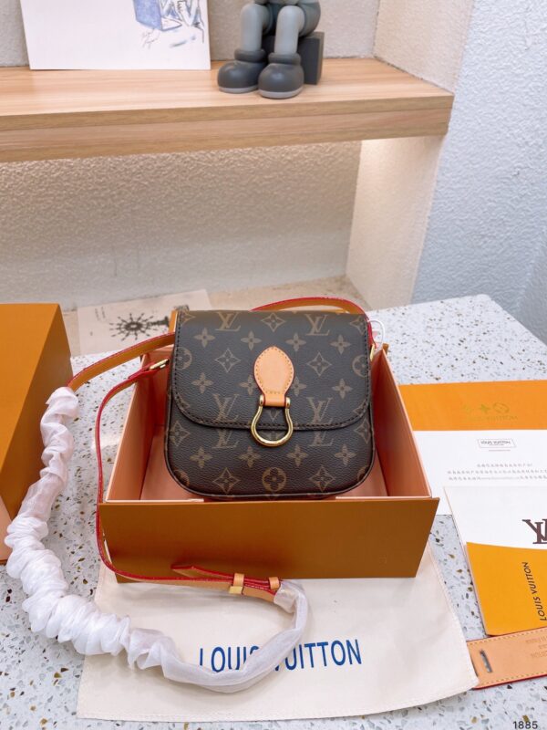 LOUIS VUITTON MONOGRAM CANVAS SAINT CLOUD BAG 18CM - Image 9