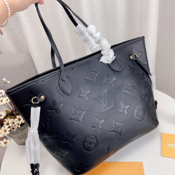 LOUIS VUITTON NEVERFULL FULL BLACK MM 32CM M45685 - Image 9