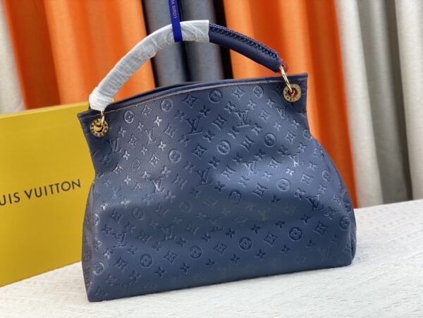 LOUIS VUITTON ARTSY MM 47CM NAVY BLUE M41066 - Image 7