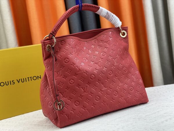LOUIS VUITTON ARTSY MM 47CM RED M41066 - Image 9