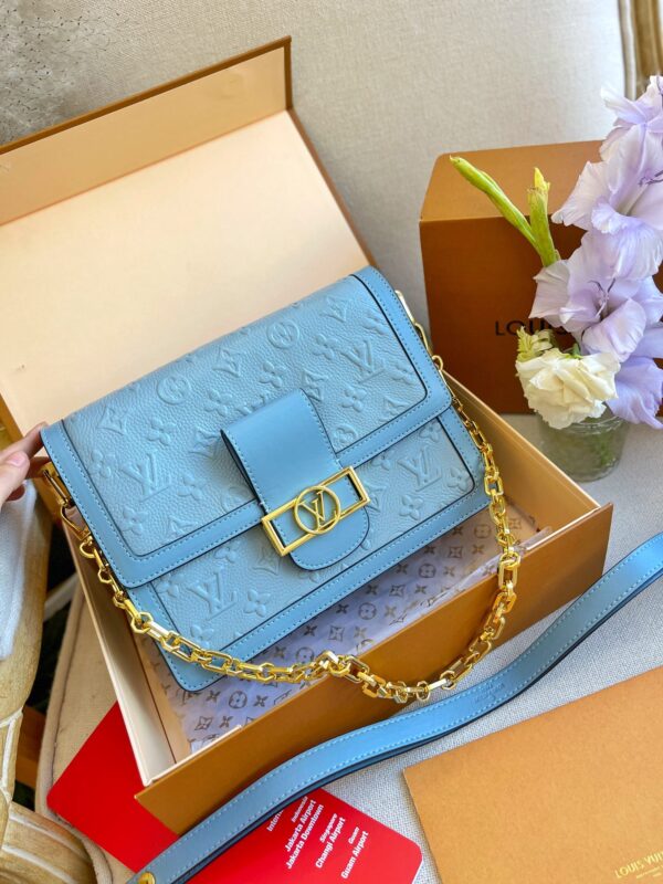 LOUIS VUITTON DAUPHINE 25CM BLUE M45959 - Image 2