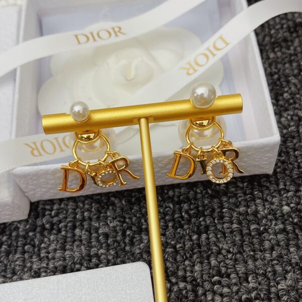DIOR TRIBALES EARRINGS E1411TRICY_D301 - Image 2