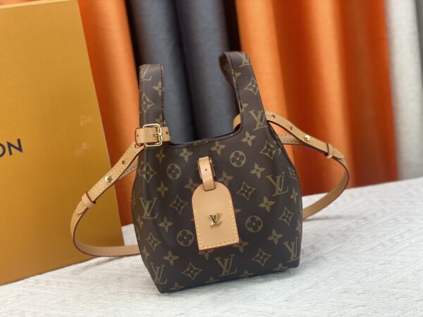 LOUIS VUITTON ATLANTIS BUCKET BROWN 17CM M46816 - Image 9