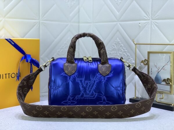 LOUIS VUITTON SPEEDY BANDOULIÈRE 25 NAVY BLUE M21061 - Image 8