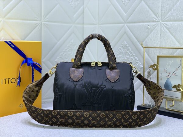 LOUIS VUITTON SPEEDY BANDOULIÈRE 25 BLACK M59008 - Image 7