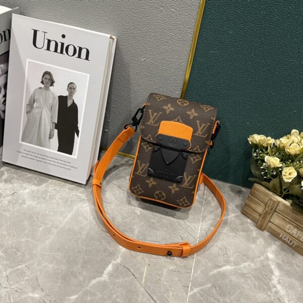 LOUIS VUITTON S-LOCK MONOGRAM ORANGE 19CM - Image 10