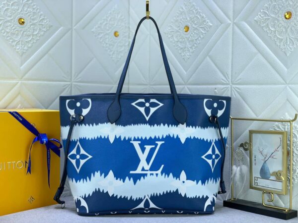 LOUIS VUITTON LV ESCALE NEVERFULL MM BLUE 32CM - Image 2
