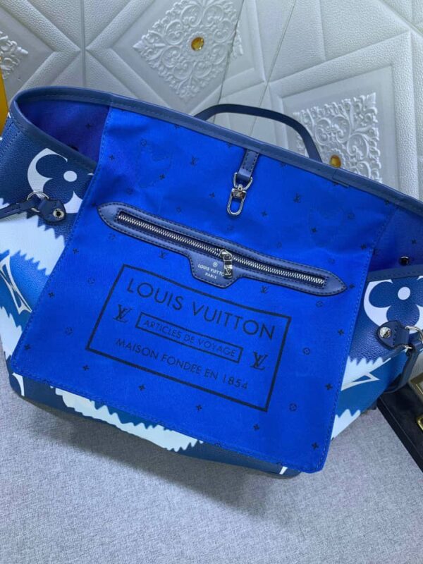 LOUIS VUITTON LV ESCALE NEVERFULL MM BLUE 32CM - Image 7