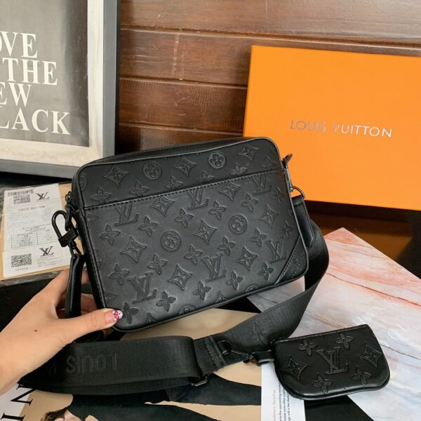 LOUIS VUITTON DUO MESSENGER BAG BLACK 25CM M69827 - Image 2