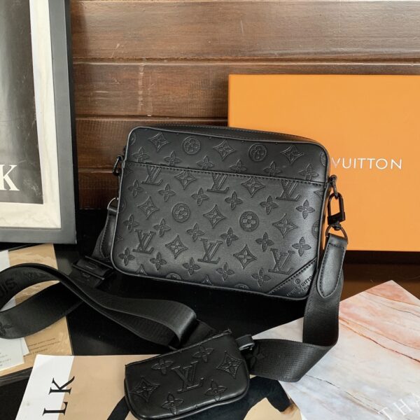 LOUIS VUITTON DUO MESSENGER BAG BLACK 25CM M69827 - Image 3