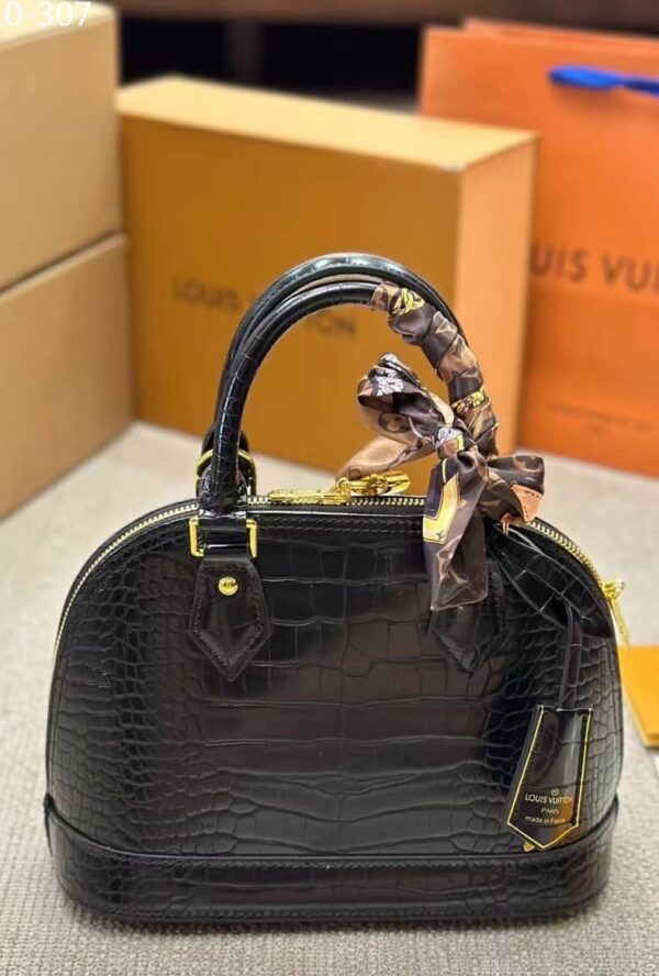 LOUIS VUITTON NEO ALMA BB BLACK 24CM - Image 2