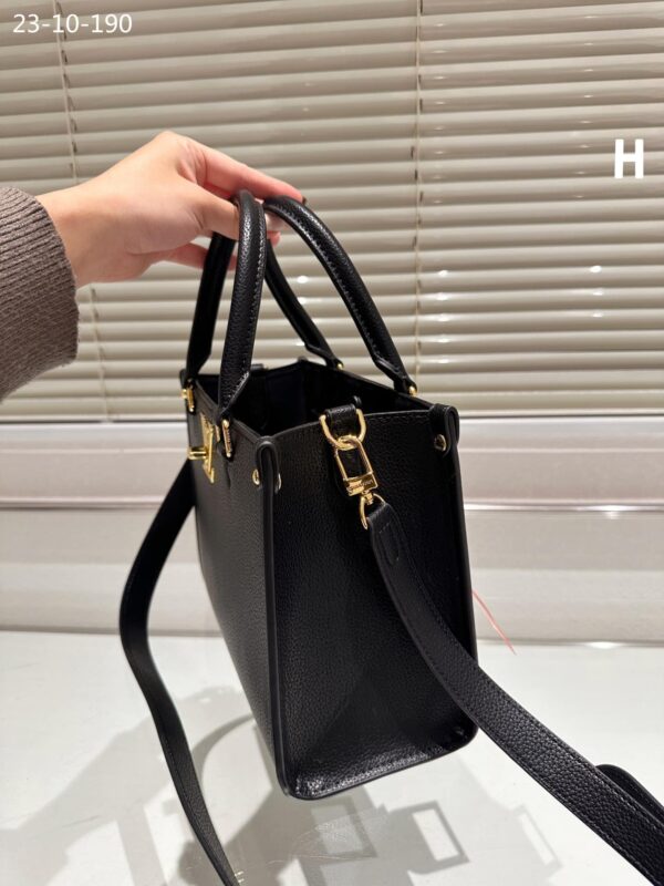 LOUIS VUITTON LOCK GO BAGS BLACK 25CM M22311 - Image 5
