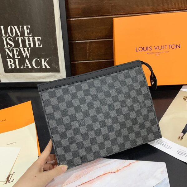 LOUIS VUITTON VOYAGE MM POCHETTE DAMIER 26CM N41696 - Image 3