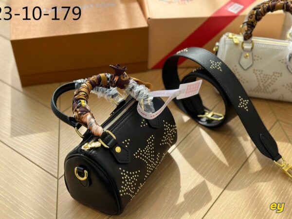 LOUIS VUITTON NANO SPEEDY BLACK 16CM M46745 - Image 2