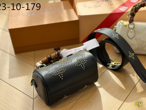 LOUIS VUITTON NANO SPEEDY BLACK 16CM M46745 - Image 5