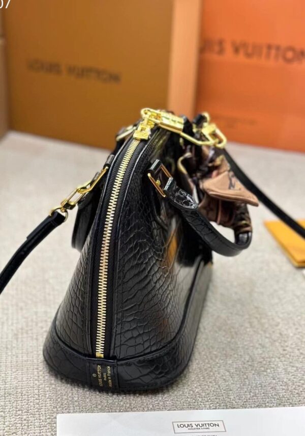 LOUIS VUITTON NEO ALMA BB BLACK 24CM - Image 4