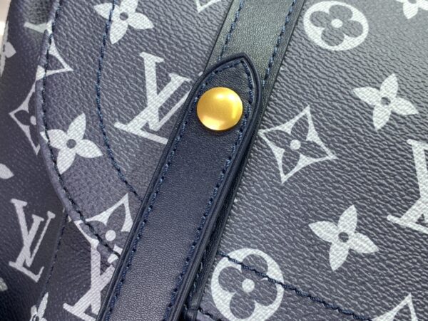 LOUIS VUITTON CHRISTOPHER PM BACKPACK BLUE 48CM - Image 5