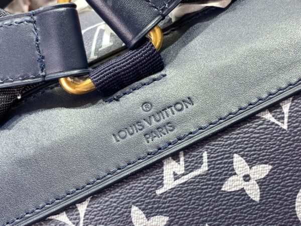 LOUIS VUITTON CHRISTOPHER PM BACKPACK BLUE 48CM - Image 7