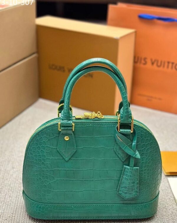 LOUIS VUITTON NEO ALMA BB GREEN 24CM N90902 - Image 2