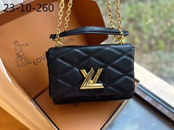 LOUIS VUITTON GO 14 GM BLACK 23CM M23689 - Image 4