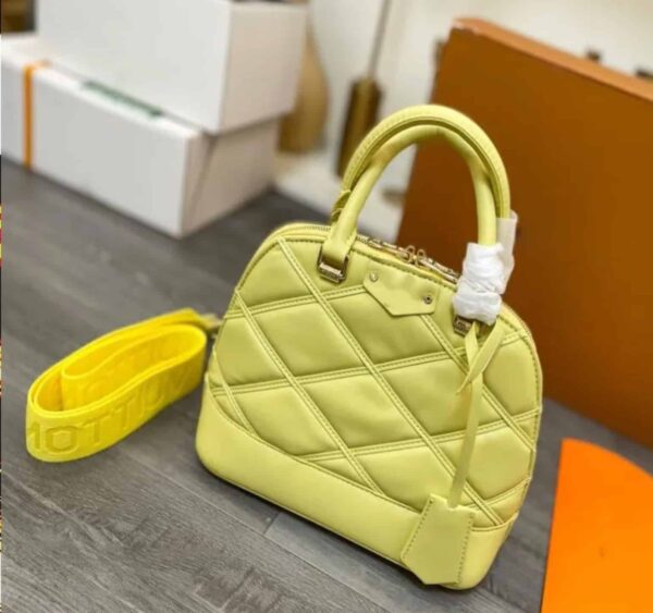 LOUIS VUITTON ALMA BB BAG YELLOW 24CM - Image 2