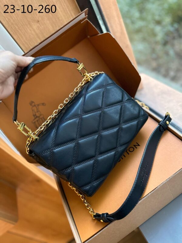 LOUIS VUITTON GO 14 GM BLACK 23CM M23689 - Image 7