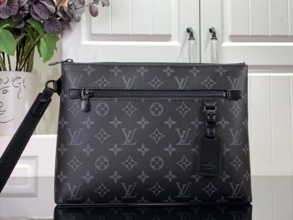 LOUIS VUITTON TAKEOFF BAG MONOGRAM BLACK 30CM - Image 2