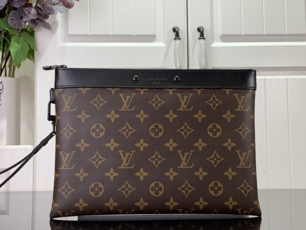 LOUIS VUITTON TO GO POCHETTE MONOGRAM BROWN 30CM - Image 2