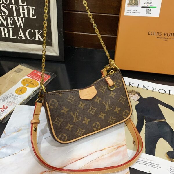 LOUIS VUITTON MONOGRAM POCHETTE BROWN 20CM - Image 2