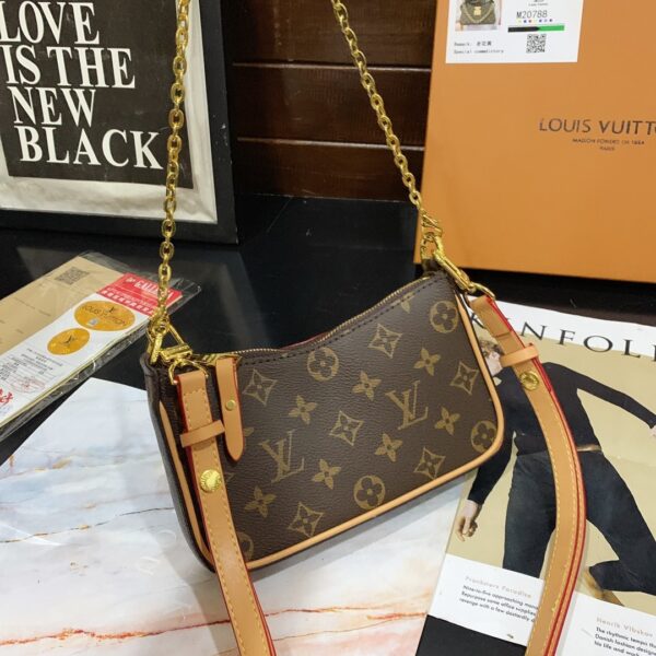 LOUIS VUITTON MONOGRAM POCHETTE BROWN 20CM - Image 5