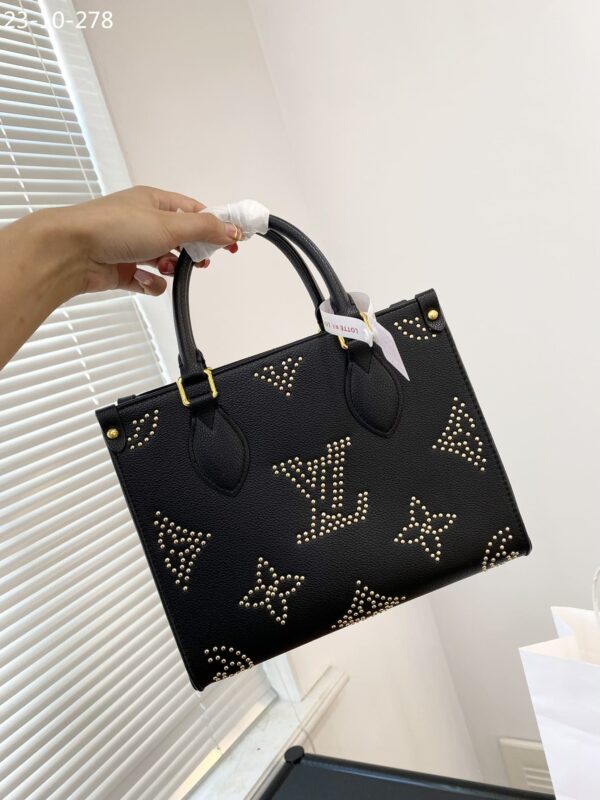 LOUIS VUITTON ONTHEGO PM BAG BLACK 25CM M46733 - Image 2