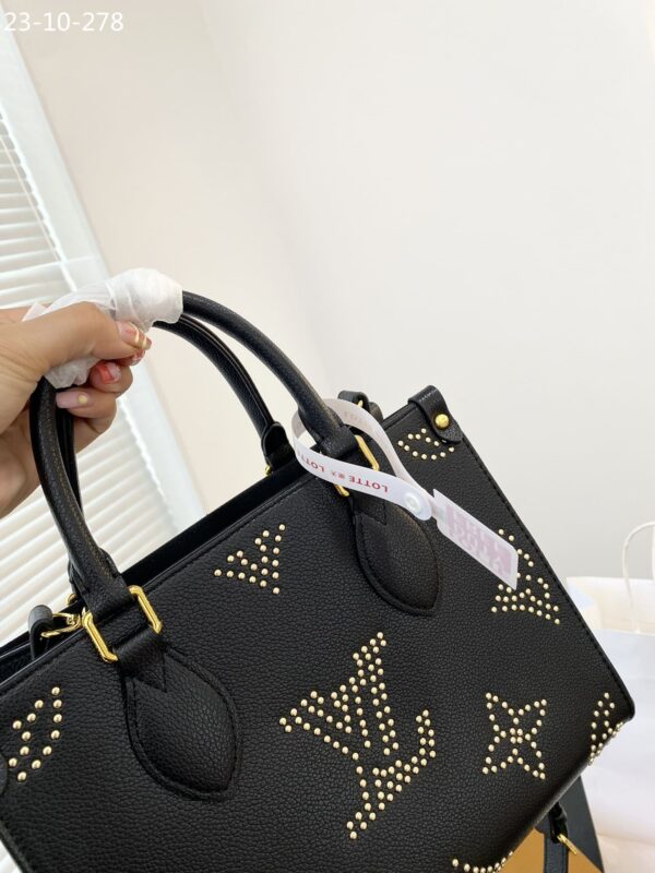 LOUIS VUITTON ONTHEGO PM BAG BLACK 25CM M46733 - Image 5