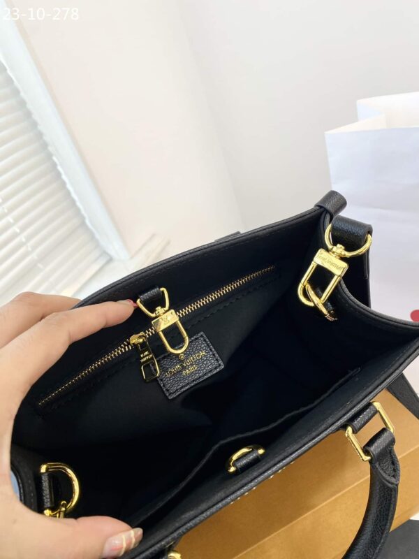 LOUIS VUITTON ONTHEGO PM BAG BLACK 25CM M46733 - Image 6